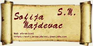 Sofija Majdevac vizit kartica